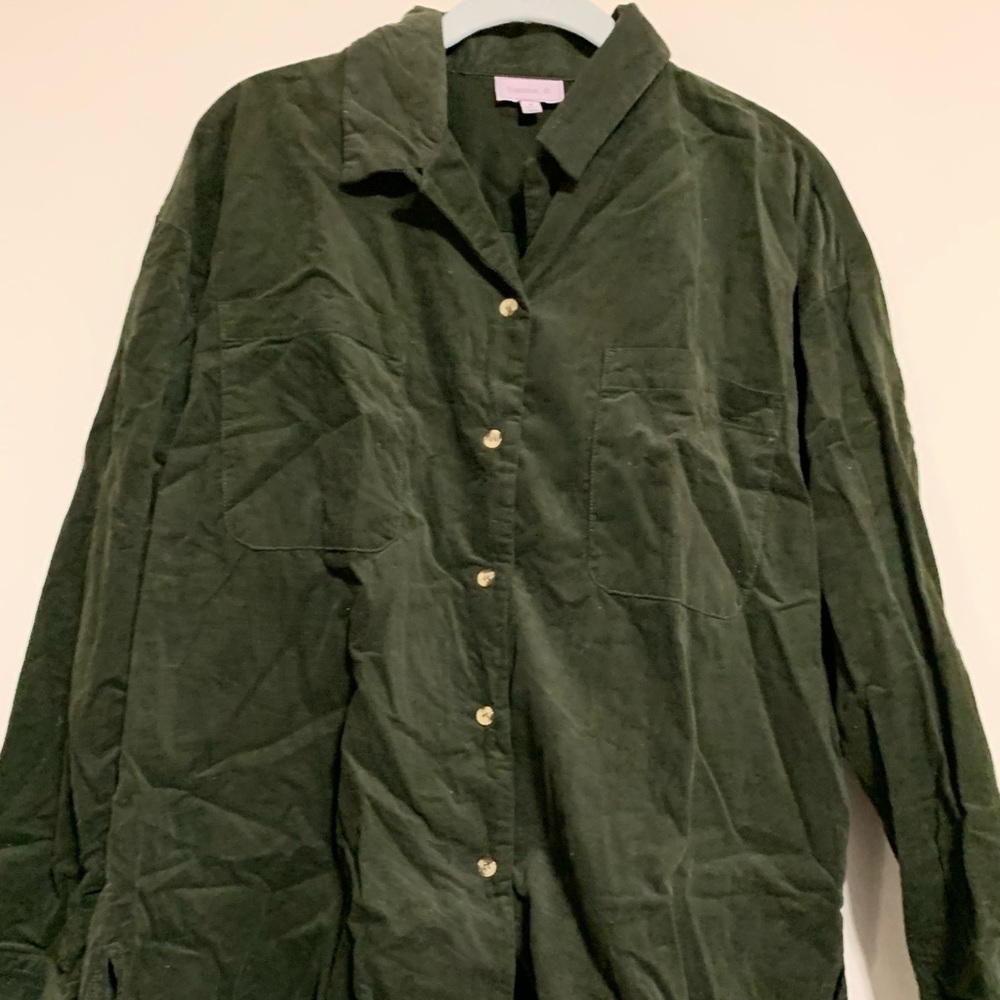 Hanna g army green khaki top